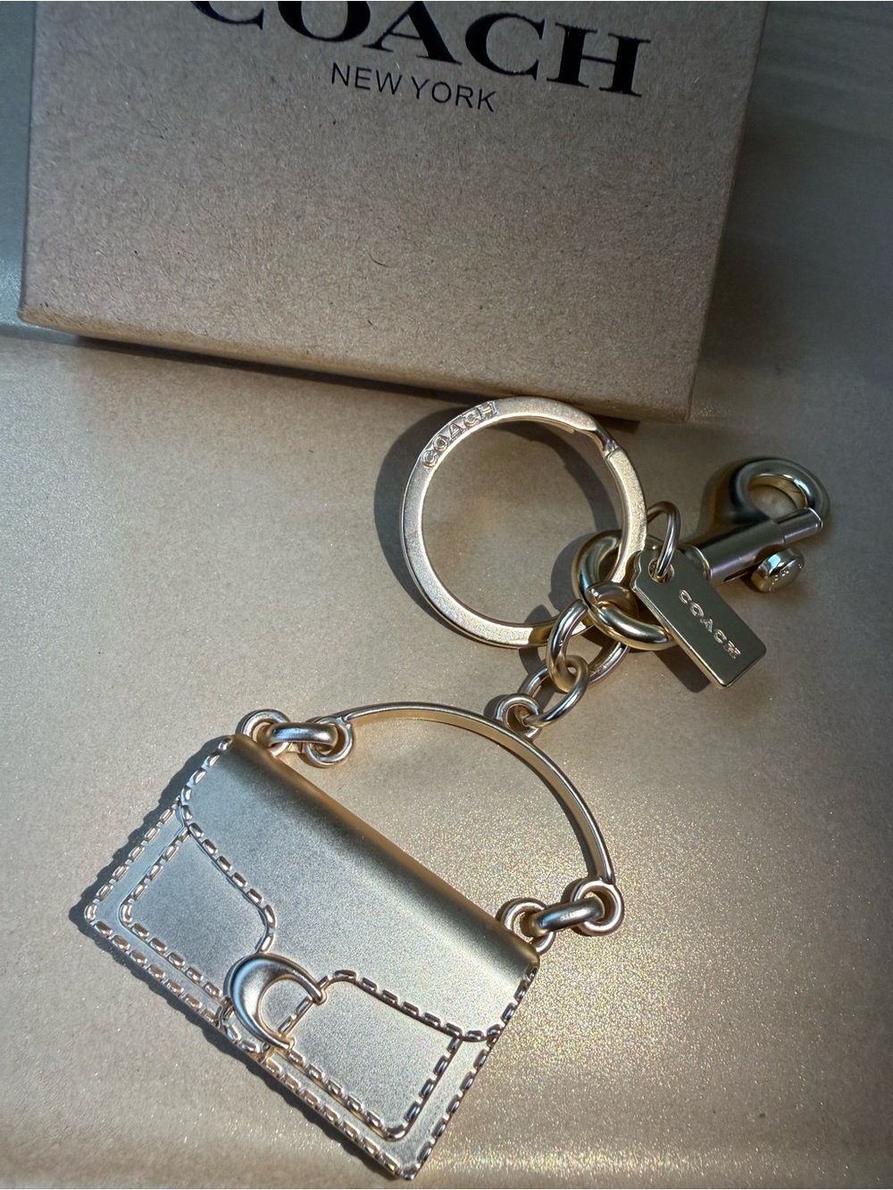Coach Handbag Keychain Bag Charm New Without Tag AMAZING